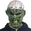 Clearance Gifi Masque monstre vert cervelle lumineuse adulte