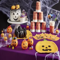 Outlet Gifi Mini seau à bonbon Halloween citrouille x6