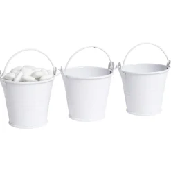 Outlet Gifi Mini seau blanc x3
