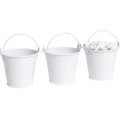 Outlet Gifi Mini seau blanc x3