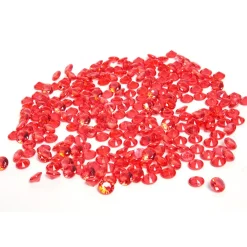 Clearance Gifi Minis diamants décoratifs rouges transparents