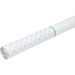 Sale Gifi Nappe en papier blanche motif rosace bleu