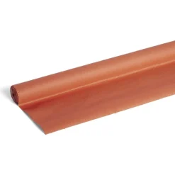 Clearance Gifi Nappe en papier gaufré terracotta 20m