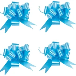 Clearance Gifi Noeud à tirer bleu turquoise x4