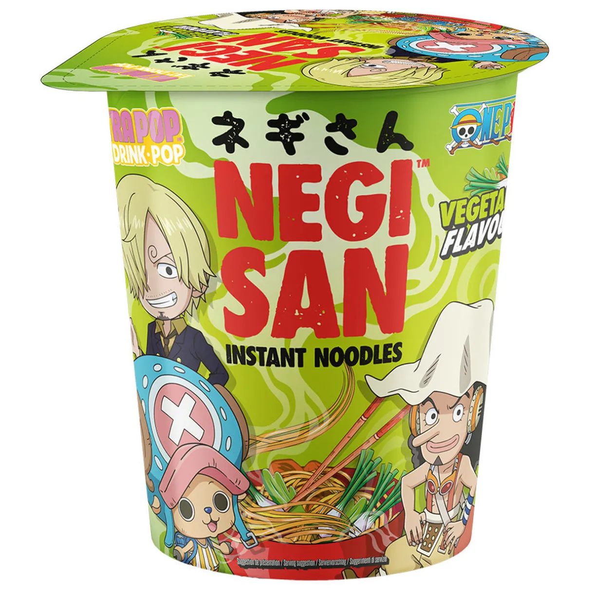 Gifi Nouilles instantanées Negisan goût légumes One Piece 65g