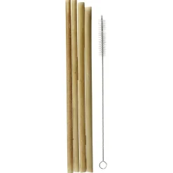 Best Gifi Paille en bambou beige x4