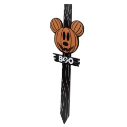 Online Gifi Panneau en bois Disney inscription BOO tête Mickey orange 23,5x2xH80cm