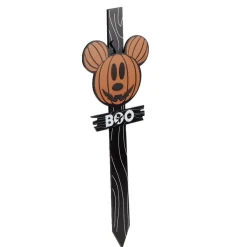 Online Gifi Panneau en bois Disney inscription BOO tête Mickey orange 23,5x2xH80cm