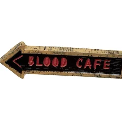 Best Gifi Panneau signalétique Halloween party ou blood café