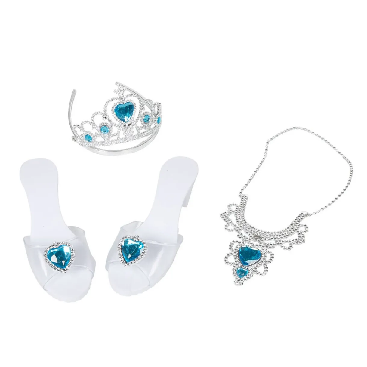 Outlet Gifi Panoplie de princesse argenté bleu