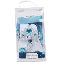 Outlet Gifi Panoplie de princesse argenté bleu