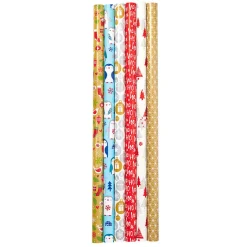 Gifi Papier cadeau de Noël 6 modèles^ Loisirs Créatifs Et Emballage Cadeau