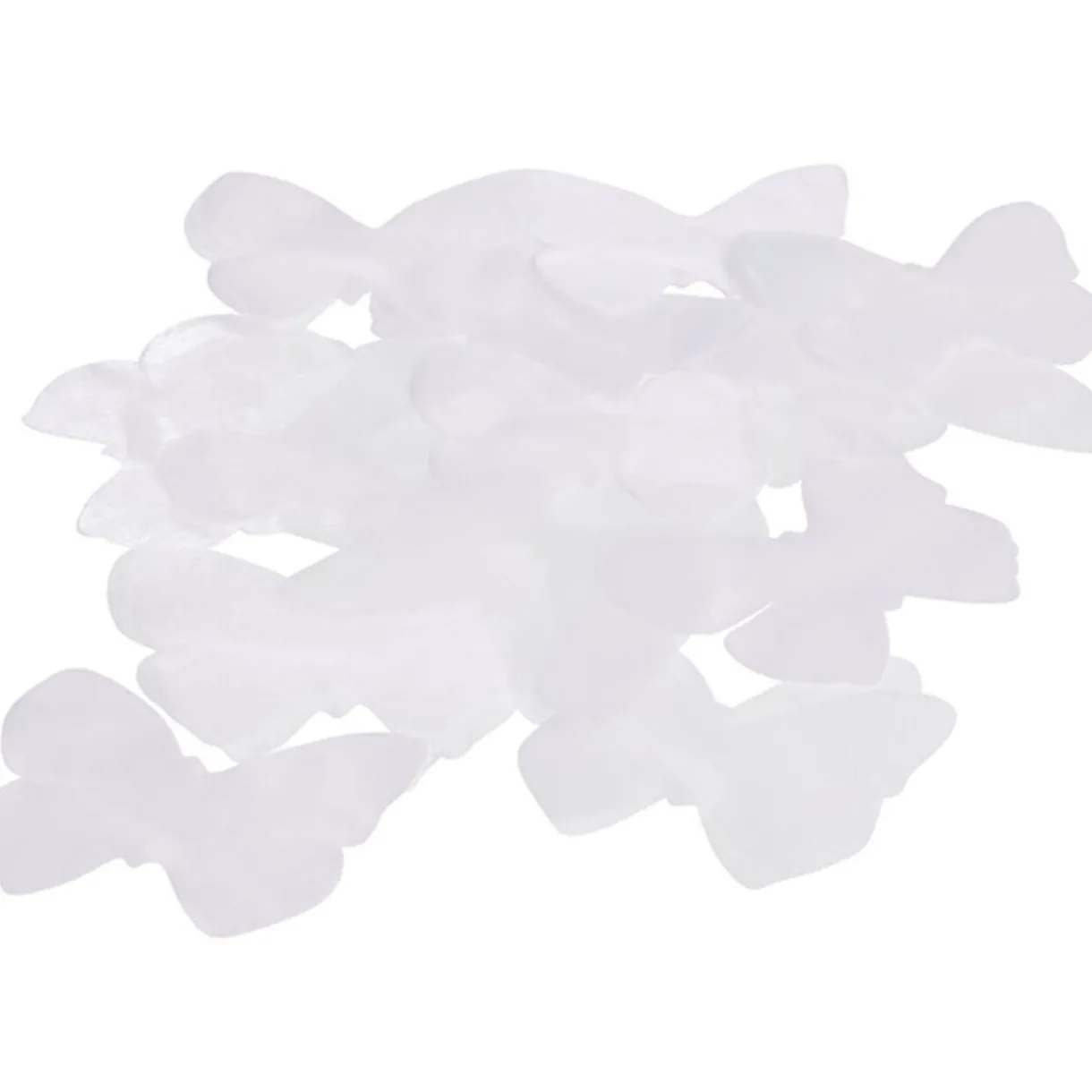 Outlet Gifi Papillon organza blanc x100