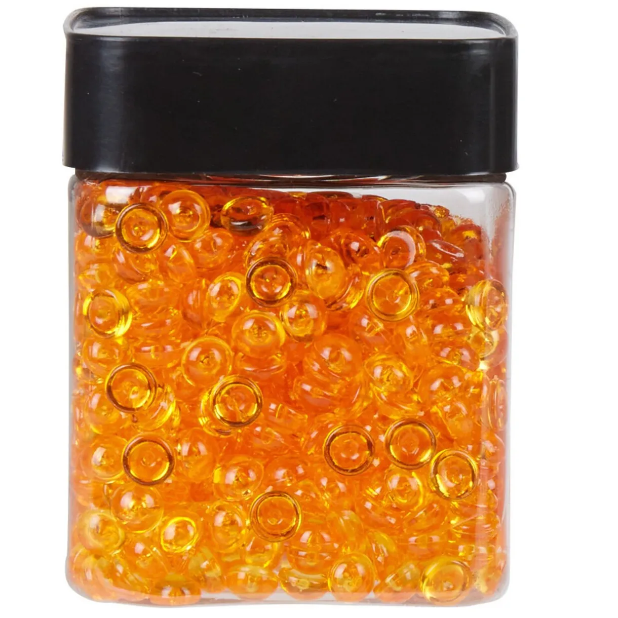 Sale Gifi Perles plates décoratives oranges