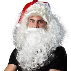 Best Gifi Perruque de Noël cheveux blancs