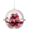 Online Gifi Petite boule de Noël polystyrène rouge Ø3cm x12