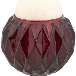 Sale Gifi Photophore boule relief violet