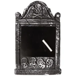 New Gifi Pierre tombale personnalisable tableau noir avec craie 32xH40cm