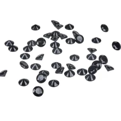 Outlet Gifi Pierres décoratives imitation diamant noir