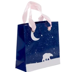 Gifi Pochette cadeau motif banquise nuit ours lune^ Loisirs Créatifs Et Emballage Cadeau