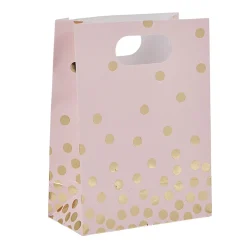 Gifi Pochette cadeau rose à poids doré x 10^ Loisirs Créatifs Et Emballage Cadeau