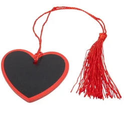 Best Gifi Porte nom ardoise coeur rouge x6