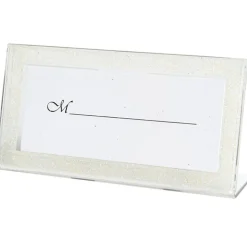 Sale Gifi Porte nom cadre ivoire pailleté