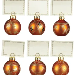 Sale Gifi Porte nom orange doré x6