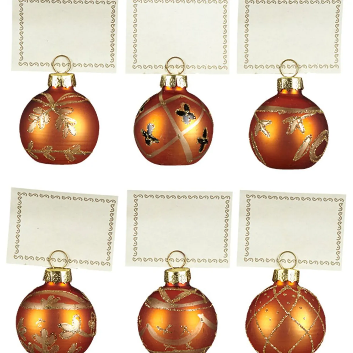 Sale Gifi Porte nom orange doré x6