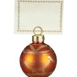 Sale Gifi Porte nom orange doré x6