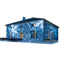 Gifi Projecteur tempête de neige extérieur 4 LED^ Décoration Extérieure De Noël