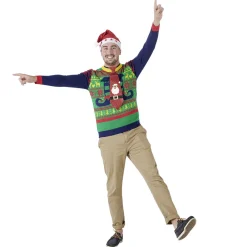 Gifi Pull de Noël adulte^ Déguisement Et Tenue De Noël