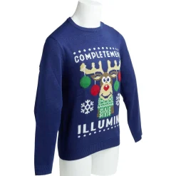 Gifi Pull de Noël adulte lumineux 4 LED^ Déguisement Et Tenue De Noël