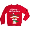 Gifi Pull Noël enfant renne Merry Christmas 6/8ans^ Déguisement Et Tenue De Noël