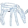 Gifi Renne 3D lumineux animé blanc clignotant^ Décoration Extérieure De Noël