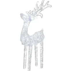 Gifi Renne lumineux blanc Noël^ Décoration Extérieure De Noël