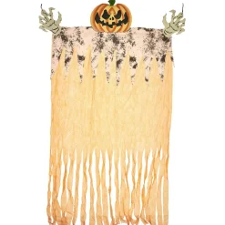 Online Gifi Rideau Halloween tête de citrouille L.160 x H.300 cm