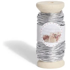 Gifi Rouleau fil argenté polyester 15m^ Loisirs Créatifs Et Emballage Cadeau