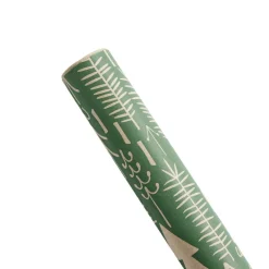 Gifi Rouleau papier cadeau kraft 100% recyclé naturel ou imprimé feuillage L200x70cm^ Loisirs Créatifs Et Emballage Cadeau