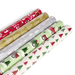 Gifi Rouleau papier cadeau Noël à motifs 8m - 6 modèles^ Loisirs Créatifs Et Emballage Cadeau