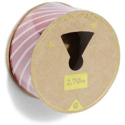 Gifi Rouleau ruban imprimé diagonal rouge et blanc 2,7m^ Loisirs Créatifs Et Emballage Cadeau