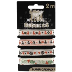 Gifi Ruban tissu 2 m x4^ Loisirs Créatifs Et Emballage Cadeau
