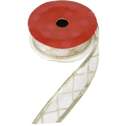 Gifi Rubans 4 couleurs pour cadeaux de Noël 2,75 m x24^ Loisirs Créatifs Et Emballage Cadeau