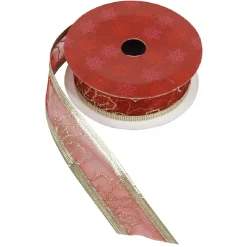 Gifi Rubans 4 couleurs pour cadeaux de Noël 2,75 m x24^ Loisirs Créatifs Et Emballage Cadeau