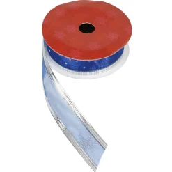 Gifi Rubans 4 couleurs pour cadeaux de Noël 2,75 m x24^ Loisirs Créatifs Et Emballage Cadeau