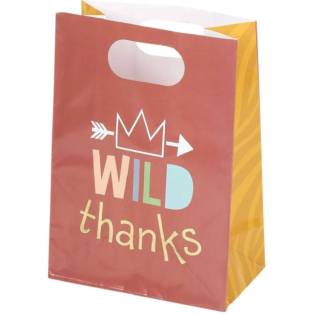 New Gifi Sac à bonbons pochette thème animaux sauvages x8