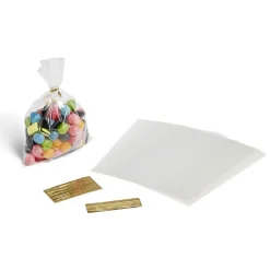 New Gifi Sac à bonbons pochette transparente x20 avec lien