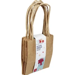 Gifi Sac à cadeau en papier kraft marron x5^ Loisirs Créatifs Et Emballage Cadeau