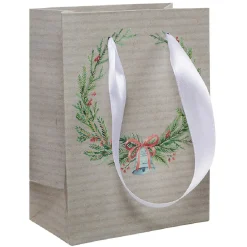 Gifi Sac à cadeau petit format thème nature vert, brun ou rouge^ Loisirs Créatifs Et Emballage Cadeau