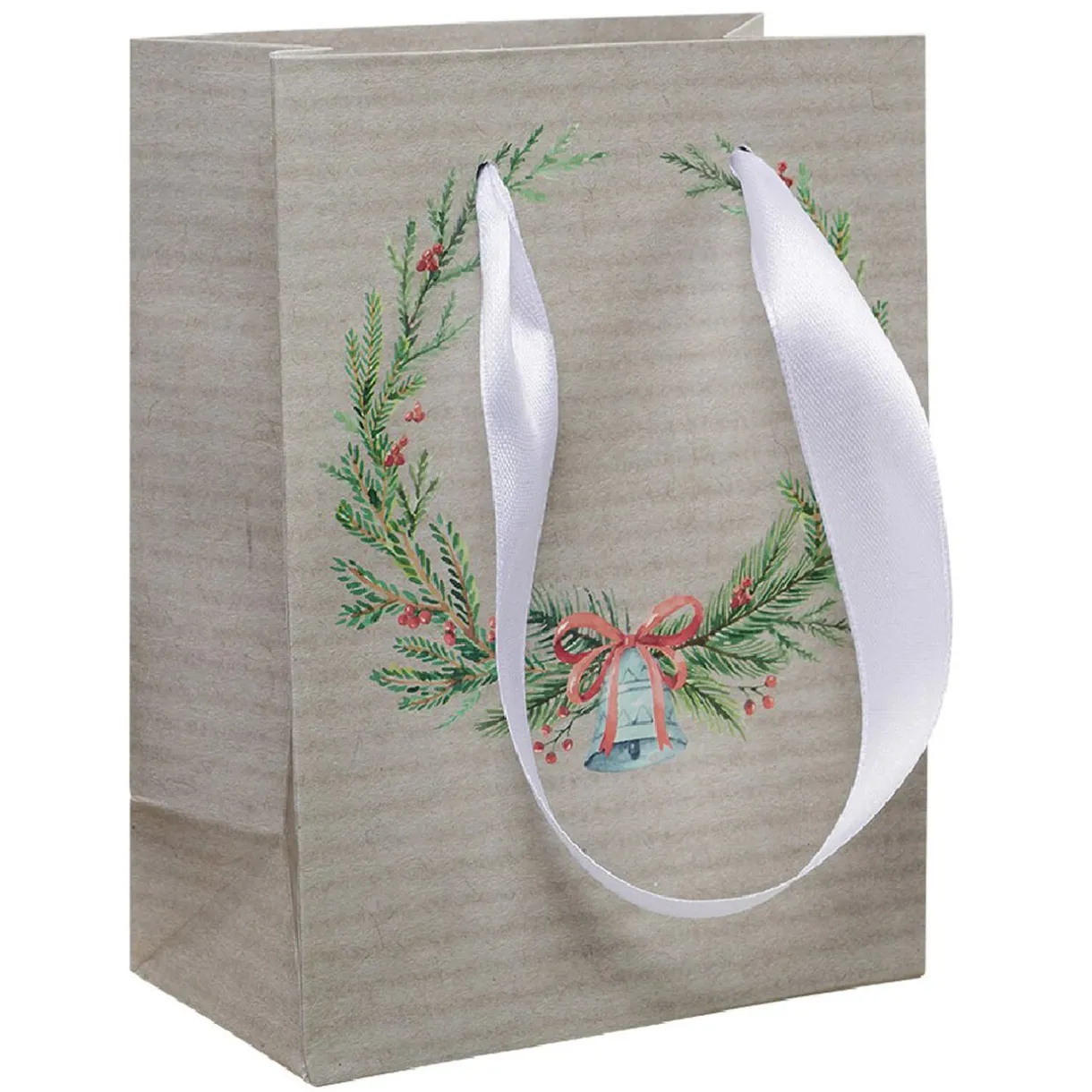 Gifi Sac à cadeau petit format thème nature vert, brun ou rouge^ Loisirs Créatifs Et Emballage Cadeau